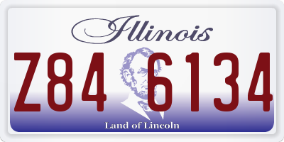 IL license plate Z846134