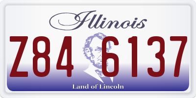 IL license plate Z846137