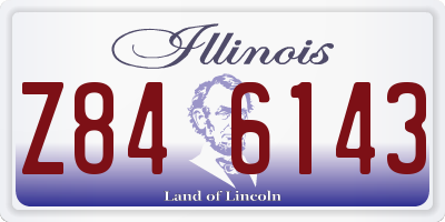 IL license plate Z846143