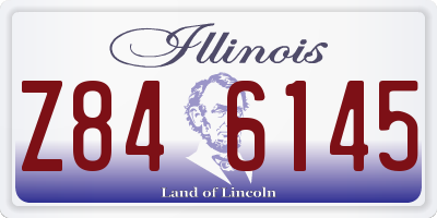 IL license plate Z846145