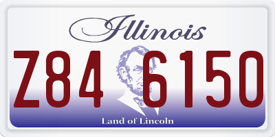 IL license plate Z846150