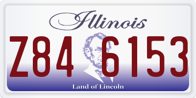 IL license plate Z846153