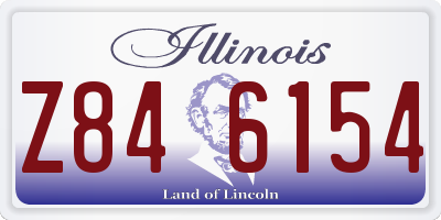 IL license plate Z846154