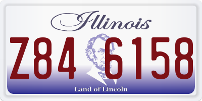 IL license plate Z846158