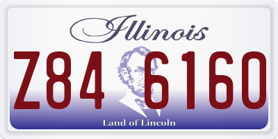 IL license plate Z846160