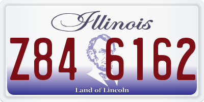 IL license plate Z846162