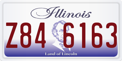 IL license plate Z846163