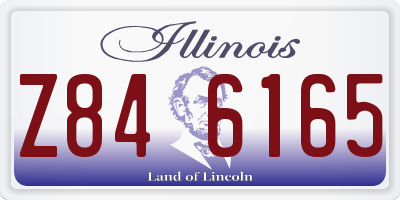 IL license plate Z846165