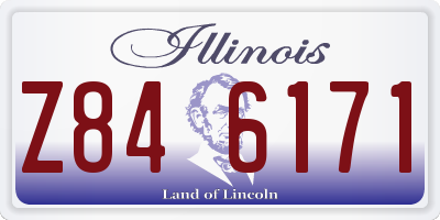 IL license plate Z846171