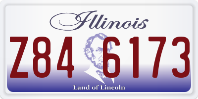 IL license plate Z846173