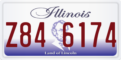 IL license plate Z846174