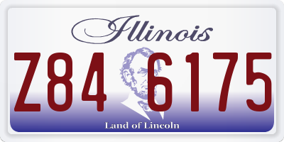IL license plate Z846175
