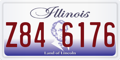 IL license plate Z846176