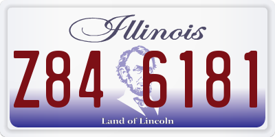 IL license plate Z846181