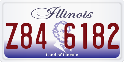 IL license plate Z846182