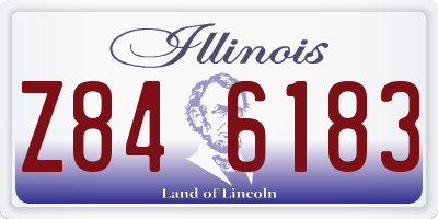 IL license plate Z846183
