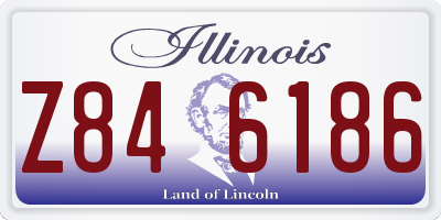 IL license plate Z846186