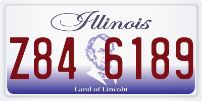 IL license plate Z846189