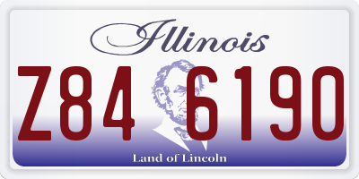 IL license plate Z846190