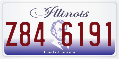 IL license plate Z846191