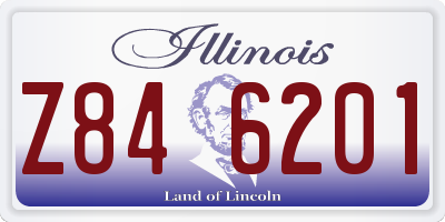 IL license plate Z846201