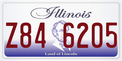 IL license plate Z846205