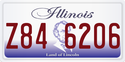 IL license plate Z846206