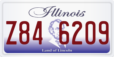 IL license plate Z846209