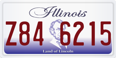 IL license plate Z846215