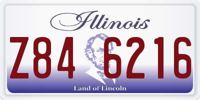 IL license plate Z846216