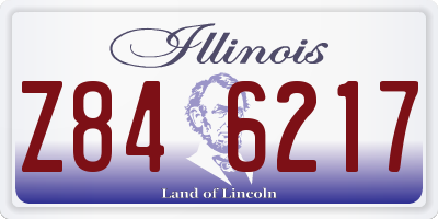 IL license plate Z846217
