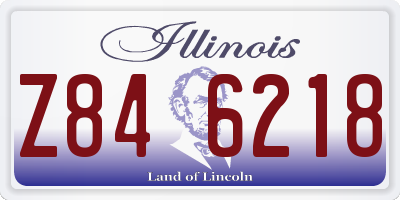 IL license plate Z846218