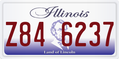 IL license plate Z846237