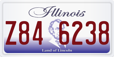 IL license plate Z846238