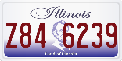 IL license plate Z846239