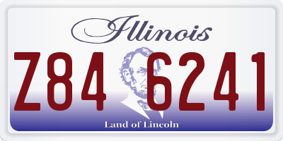 IL license plate Z846241