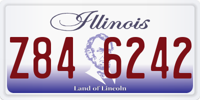IL license plate Z846242
