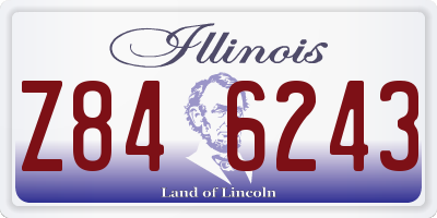 IL license plate Z846243