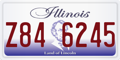 IL license plate Z846245