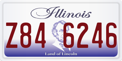 IL license plate Z846246