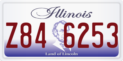 IL license plate Z846253