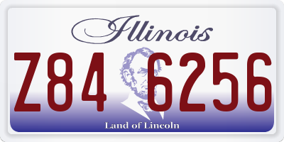 IL license plate Z846256