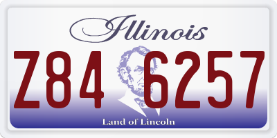 IL license plate Z846257