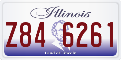 IL license plate Z846261