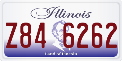 IL license plate Z846262