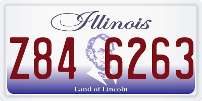 IL license plate Z846263