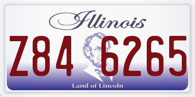 IL license plate Z846265