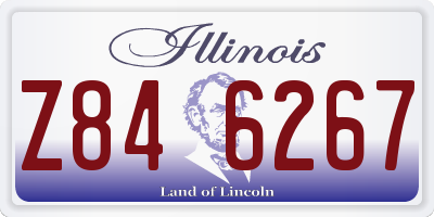 IL license plate Z846267
