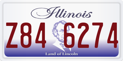 IL license plate Z846274