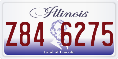 IL license plate Z846275